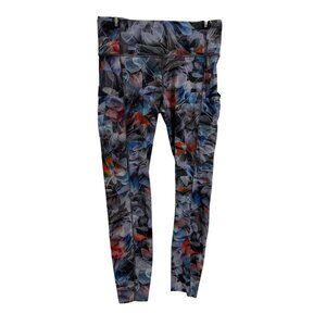 Lululemon Fast and Free High Rise Tight in Luminescent Floral Multi Size 8